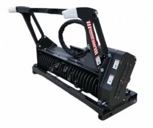 High-speed, high-flow mulcher